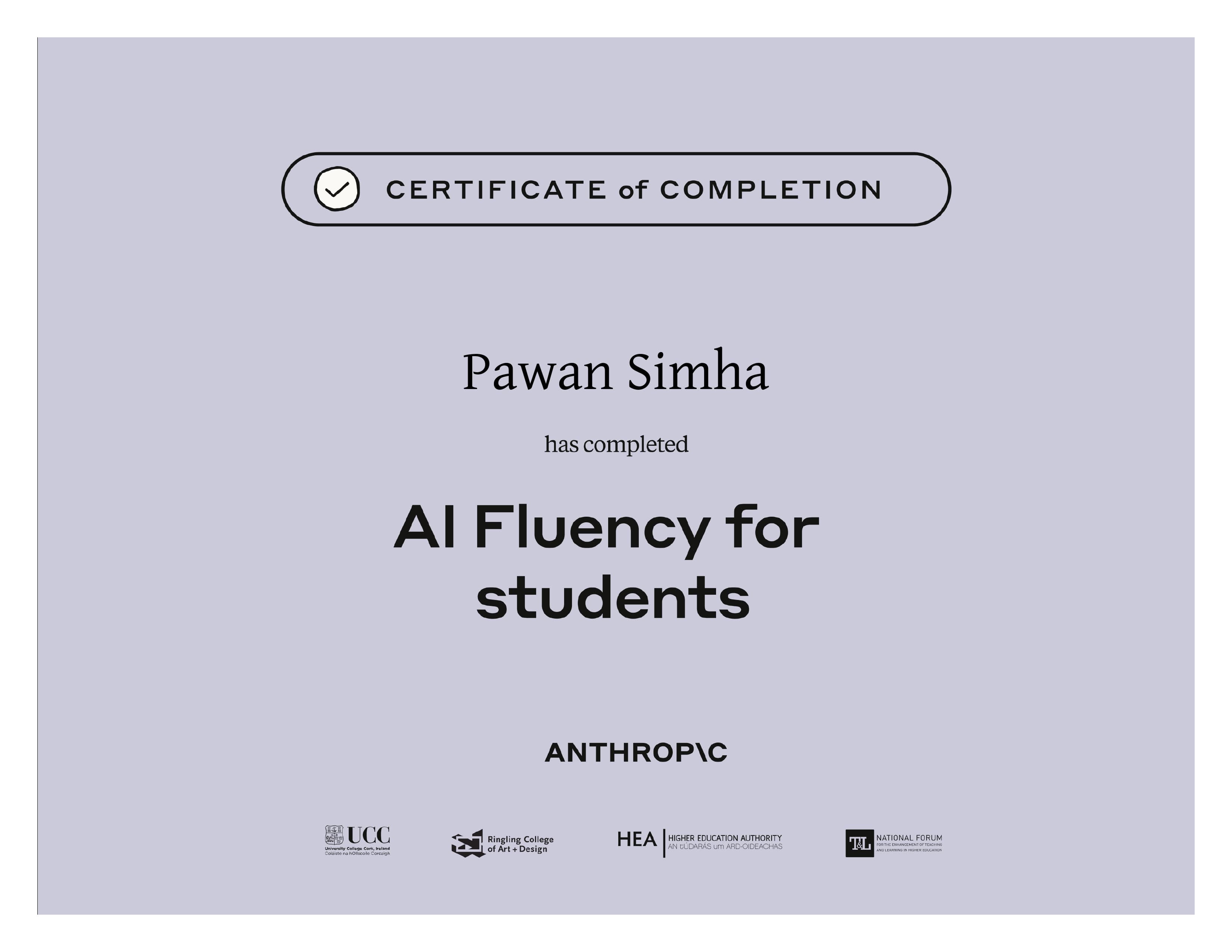 AI Fluency for Students