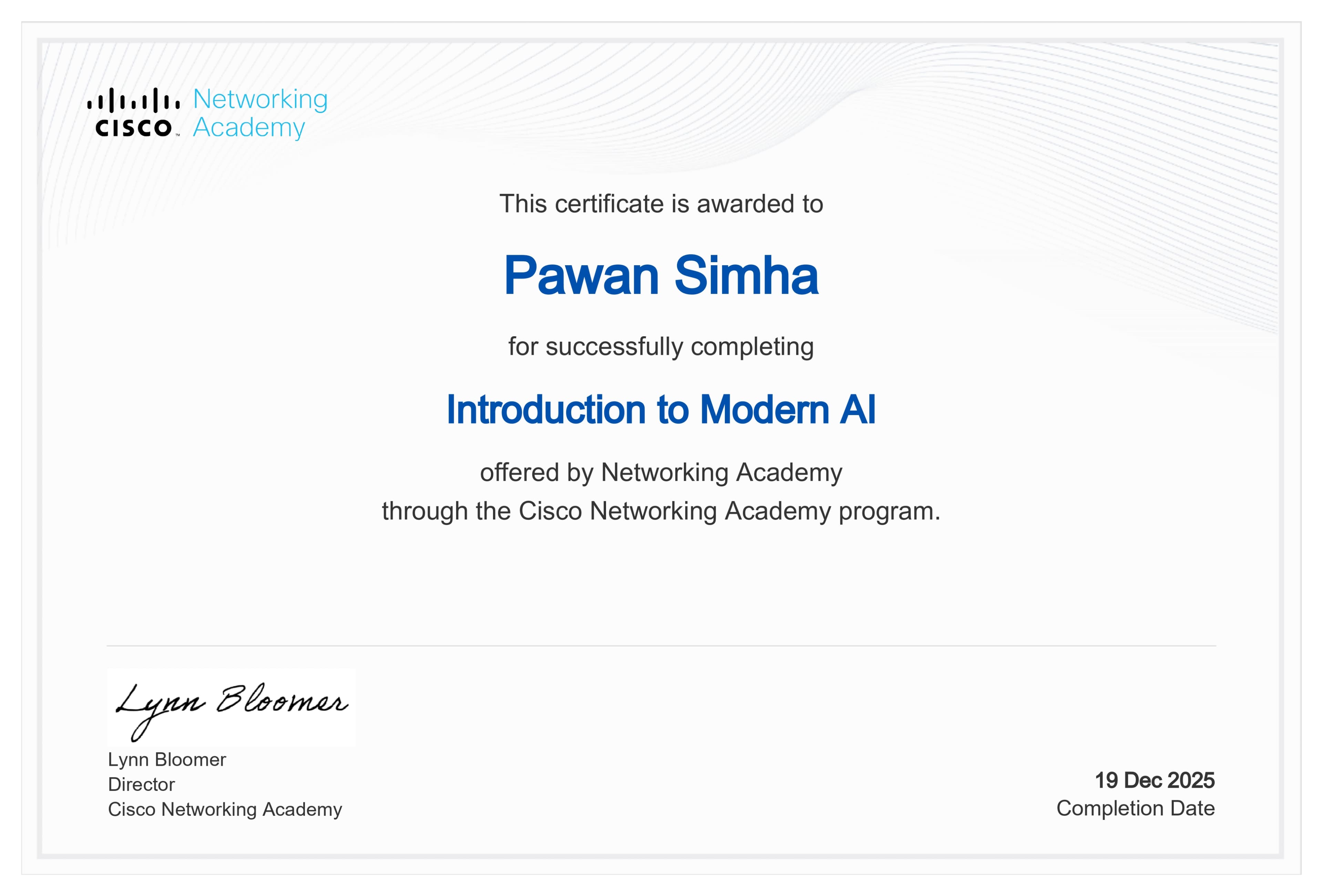Modern AI Specialist