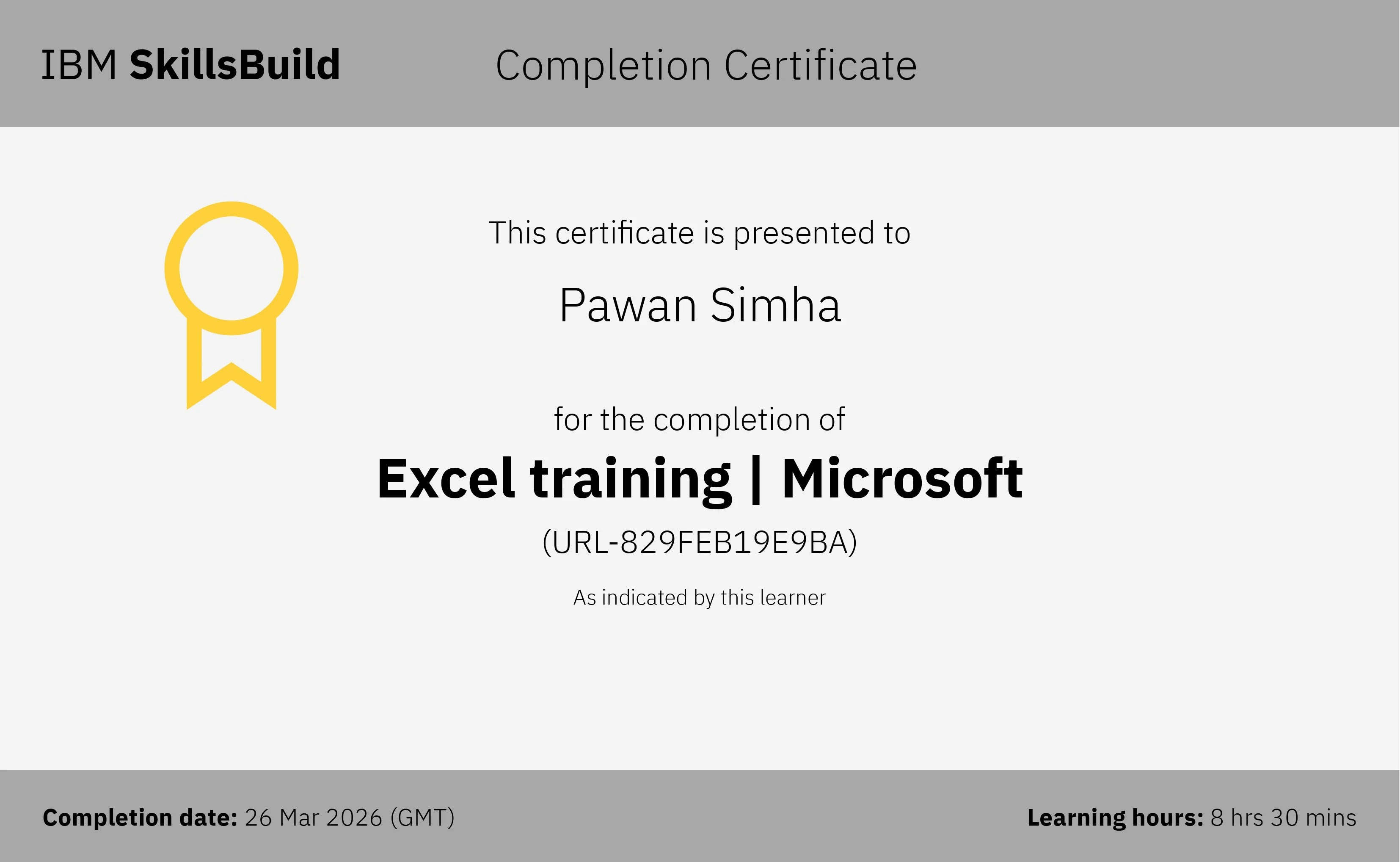 Microsoft Excel - IBM