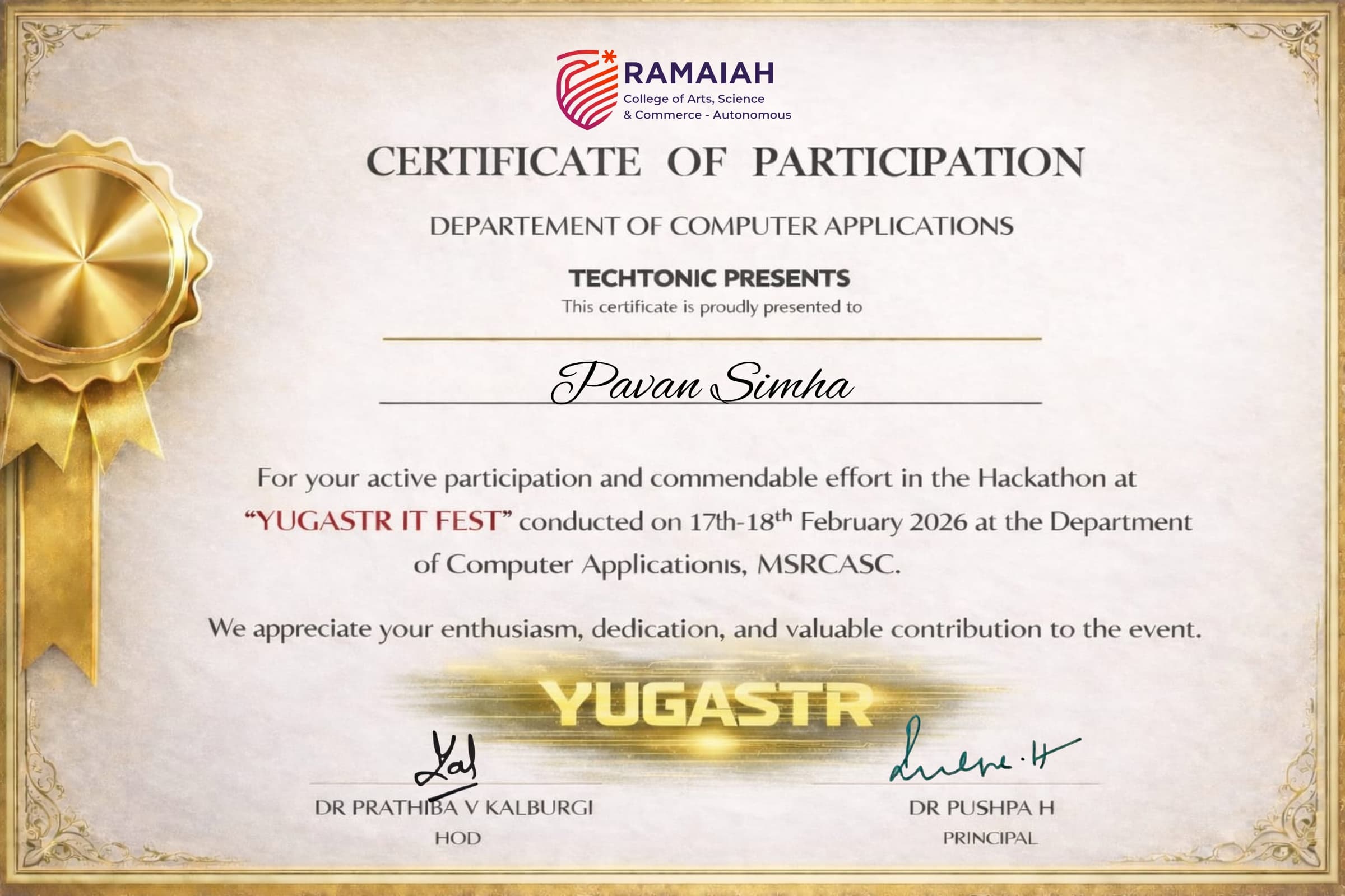 Ramaiah Hackathon