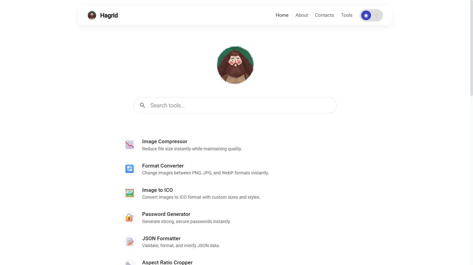Preview of Hagrid - Professional Developer Utility Suite project